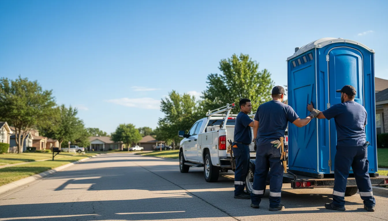 Portable Toilet Rental in Fate, TX near me
